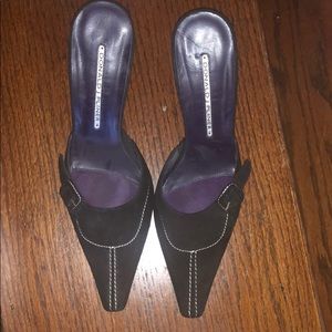 Donald J Pliner black suede heels 👠! Fabulous!!!